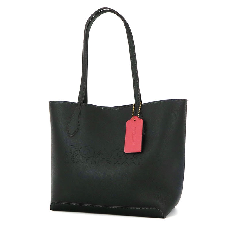 COACH コーチ トートバッグ レザー ラージトート ブラック C3423 B4/M2