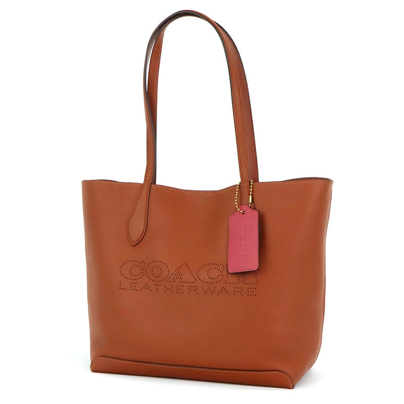 COACH コーチ トートバッグ レザー ラージトート ライトブラウン C3423 B4MBV